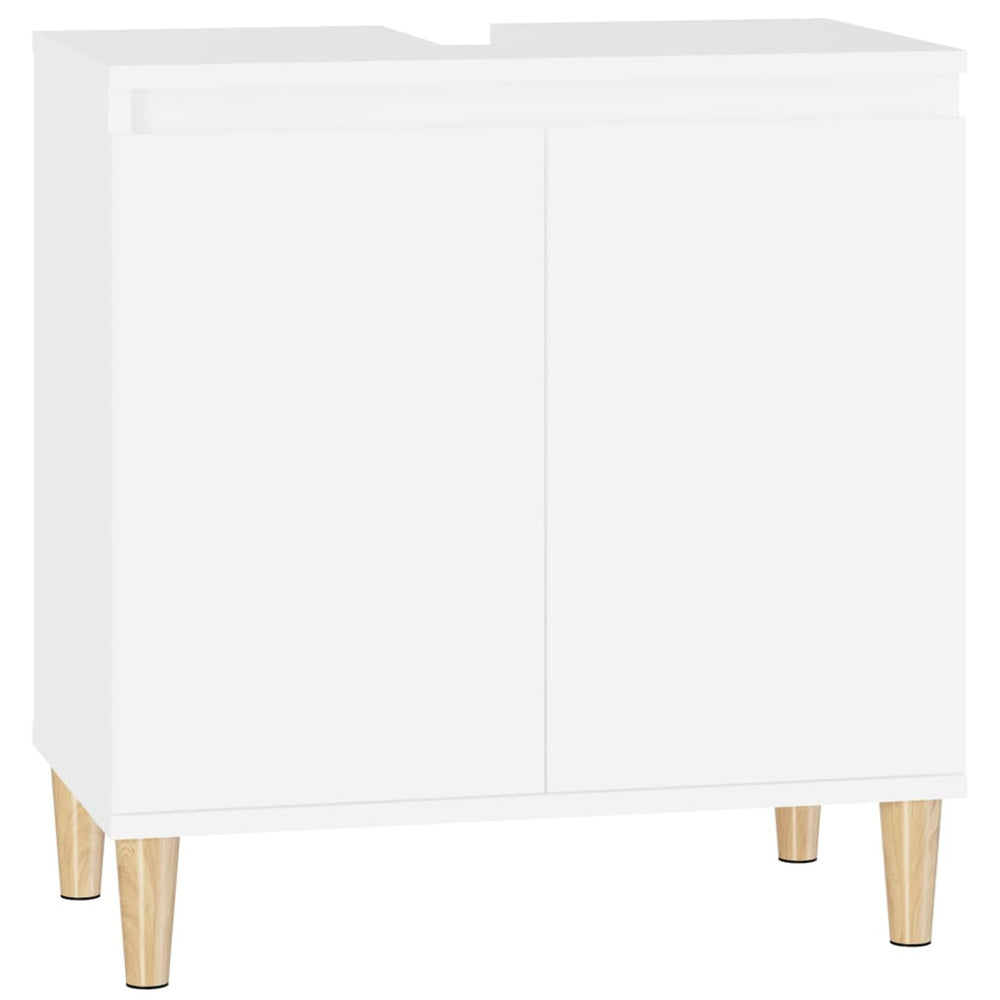 Waschbeckenunterschrank Weiß 58x33x60 cm