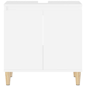 Waschbeckenunterschrank Weiß 58x33x60 cm