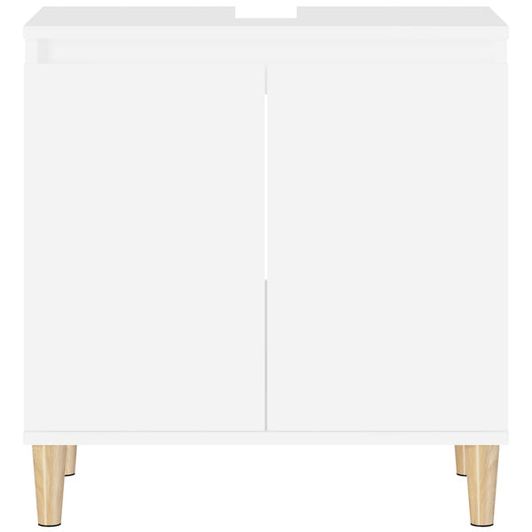 Waschbeckenunterschrank Weiß 58x33x60 cm