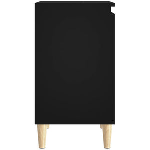 Schwarzer Waschbeckenunterschrank 58x60 cm