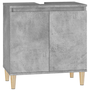 Waschbeckenunterschrank Betongrau 58x33x60 cm