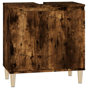 Waschbeckenunterschrank Räuchereiche 58x60 cm