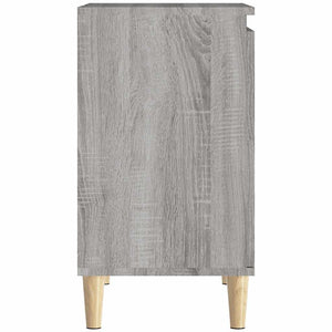 Waschbeckenunterschrank Grau Sonoma 58x60 cm