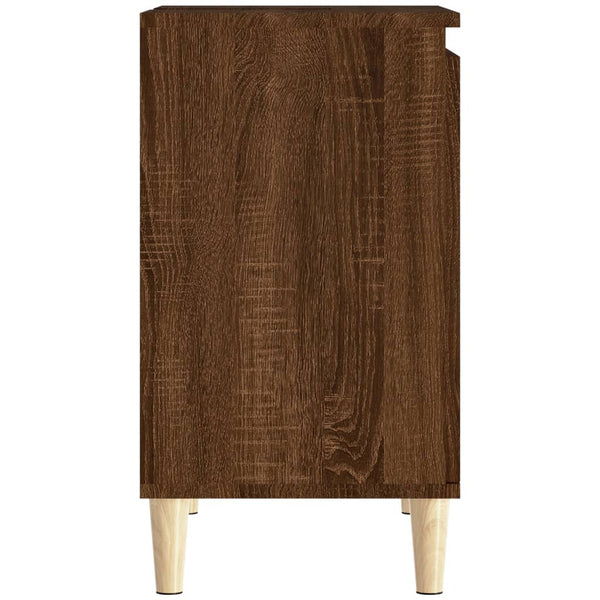 Waschbeckenunterschrank Braun Eichen-Optik 58 cm