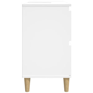 Waschbeckenunterschrank Weiß 80x60 cm