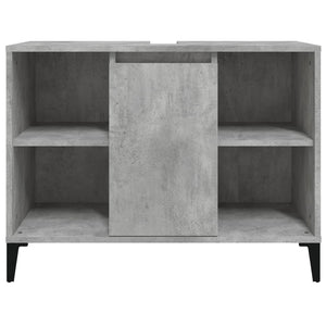 Waschbeckenunterschrank Betongrau 80 cm