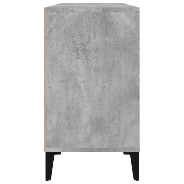 Waschbeckenunterschrank Betongrau 80 cm