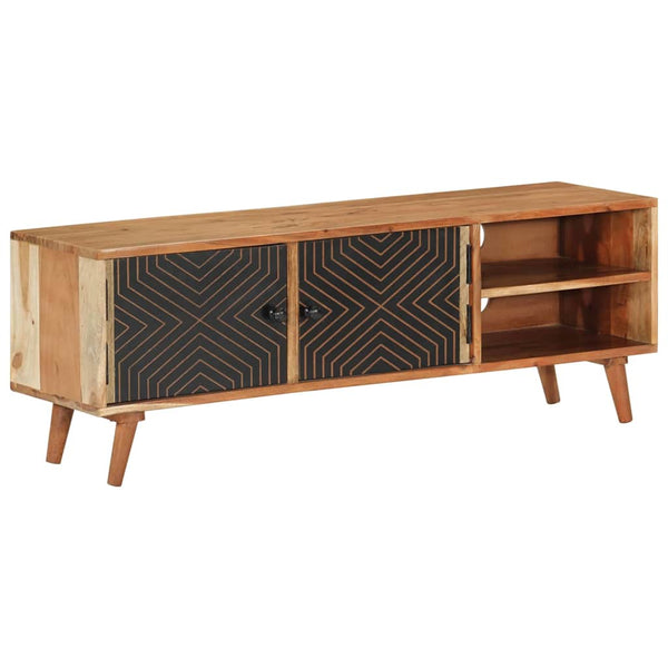 TV-Schrank Akazie Massivholz 112 cm