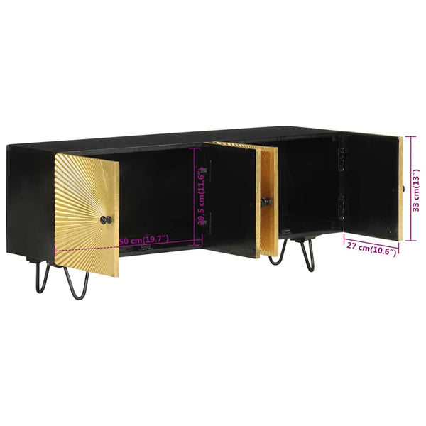 TV-Schrank Mango Massivholz 110 cm