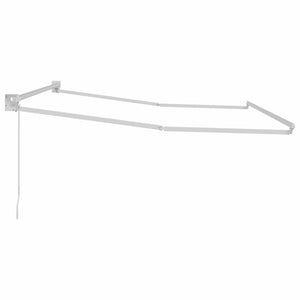 Ausziehbarer Sonnenschirm Weiß 300x250cm