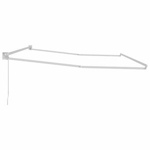 Ausziehbarer Sonnenschirm 500x300 cm, Weiß