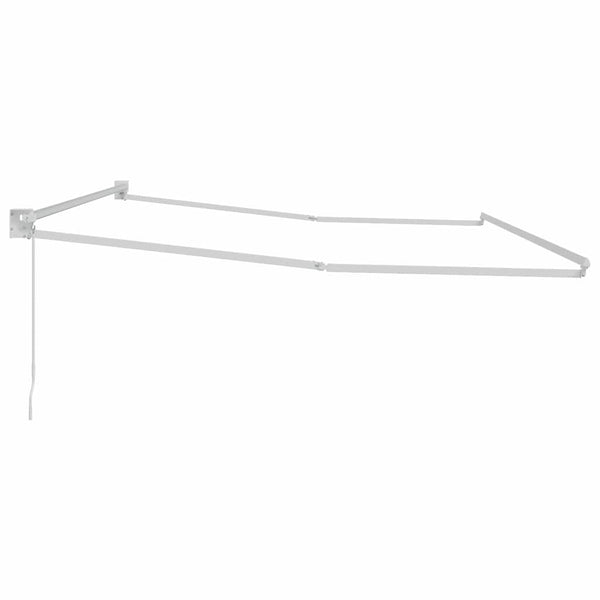 Ausziehbarer Sonnenschirm 500x300 cm, Weiß