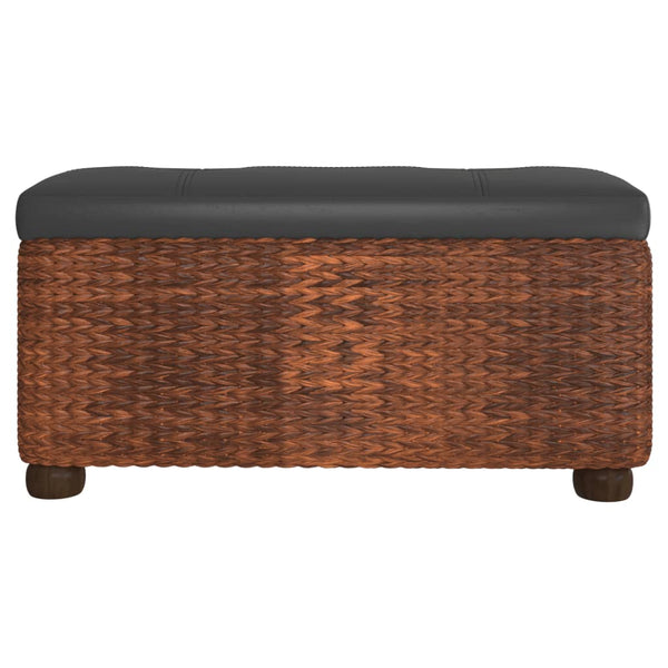 vidaXL Bancs de rangement avec coussins marron 2 pcs 69 cm Jonc