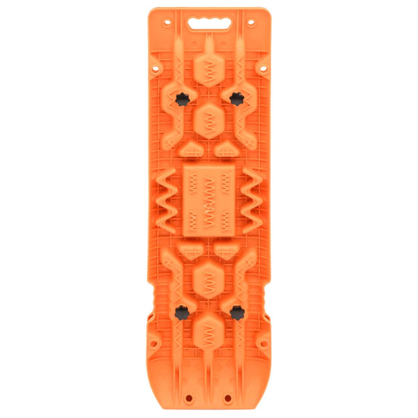 Traktionsmatten 2 Stk. Orange 107x31x7 cm Nylon