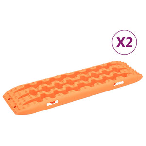 Traktionsmatten, 2er-Set, Orange