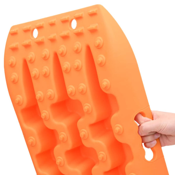 Traktionsmatten, 2er-Set, Orange