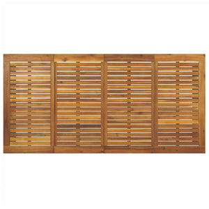 Gartentisch Akazie Massivholz 200x90 cm