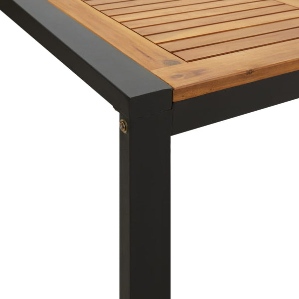 vidaXL Table de jardin avec pieds en U 200x90x75 cm Bois d'acacia massif