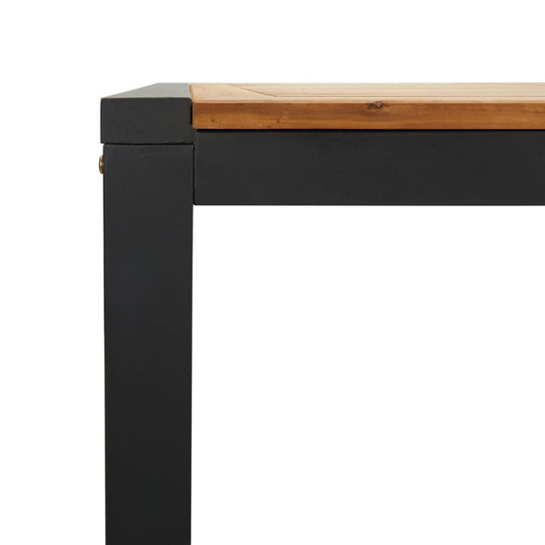 vidaXL Table de jardin avec pieds en U 200x90x75 cm Bois d'acacia massif