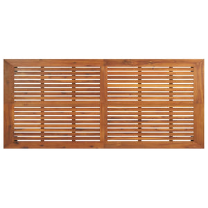 Gartentisch 200x100x75 cm Massivholz Akazie