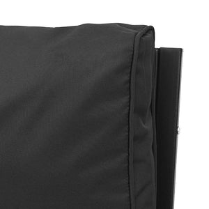 Gartenstuhl Stahl Grau mit Kissen