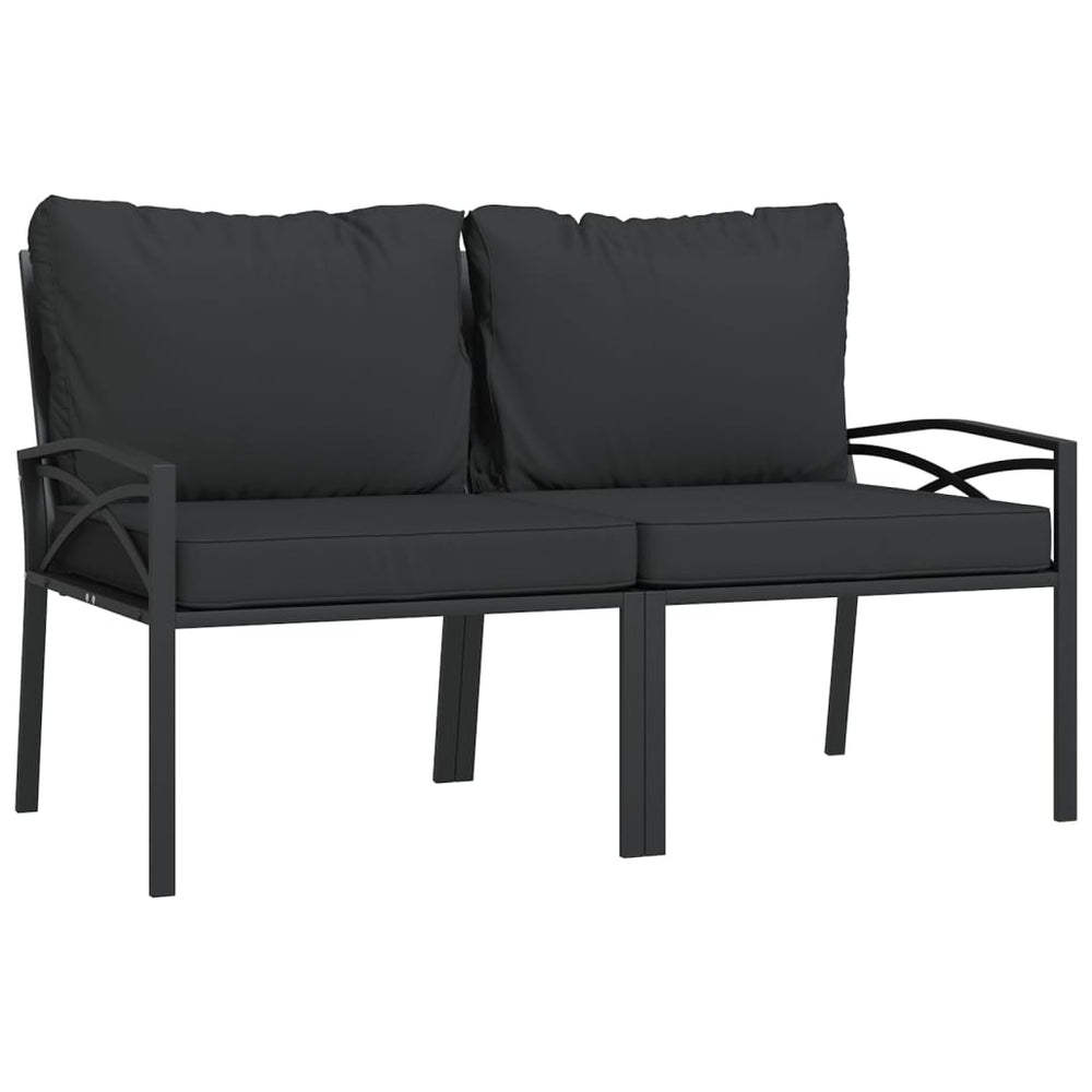 Gartenstühle mit Kissen, 2er Set