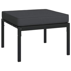 Gartenhocker mit Kissen, 2er Set