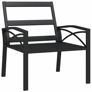 Gartenstuhl Stahl Sandfarbene Kissen 68x76x79cm