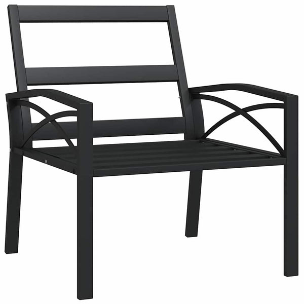 Gartenstuhl Stahl Sandfarbene Kissen 68x76x79cm