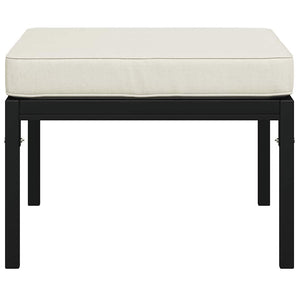 Gartenhocker 2er Set Sandfarben 60x60x35 cm