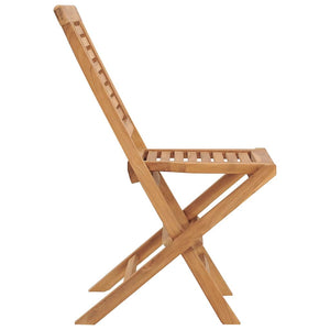 Klappbare Gartenstühle 2er Set Teakholz