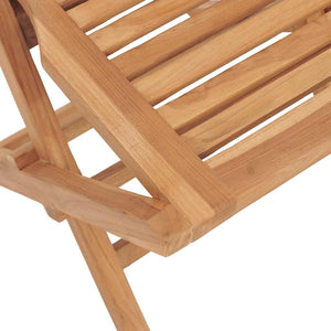 Klappbare Gartenstühle 2er Set Teakholz