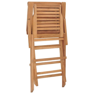 Klappbare Gartenstühle 2er Set Teakholz
