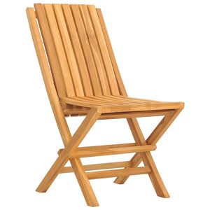 Klappbare Teak Gartenstühle, 2er Set