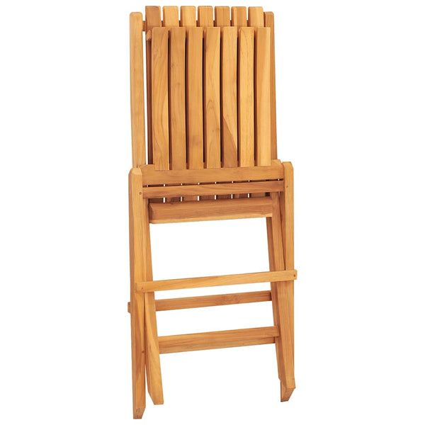 Klappbare Teak Gartenstühle, 2er Set