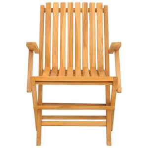 Klappbare Gartenstühle 2er Set Teakholz