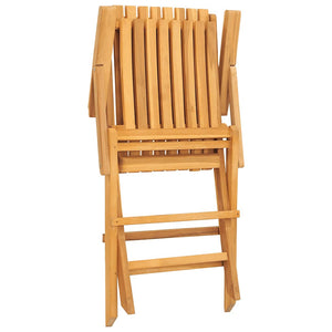 Klappbare Gartenstühle 2er Set Teakholz