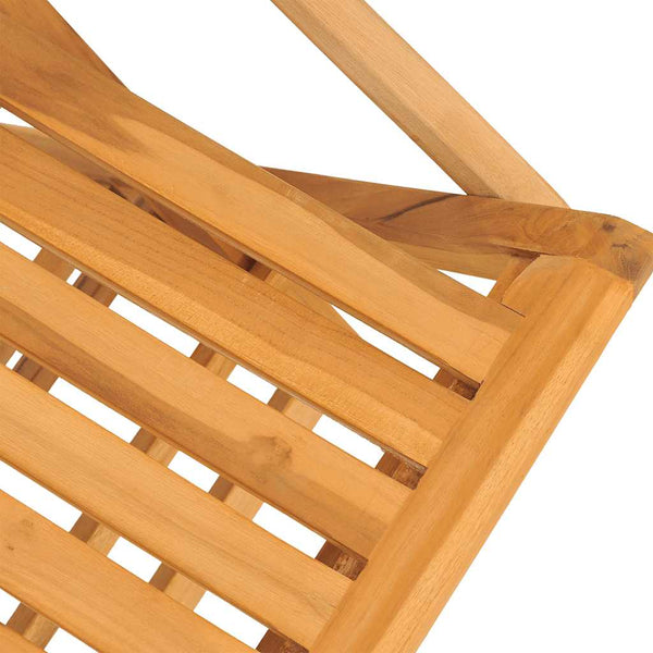Klappbare Gartenstühle 2er Set Teakholz