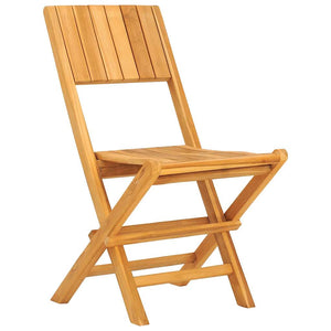 Klappbare Gartenstühle 2er Set Teakholz