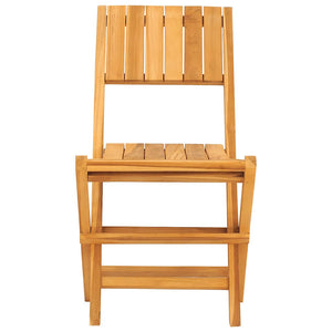 Klappbare Gartenstühle 2er Set Teakholz