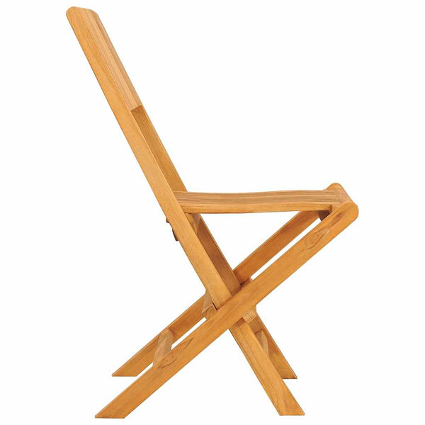 Klappbare Gartenstühle 2er Set Teakholz