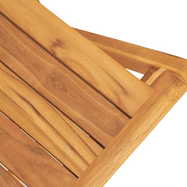 Klappbare Gartenstühle 2er Set Teakholz