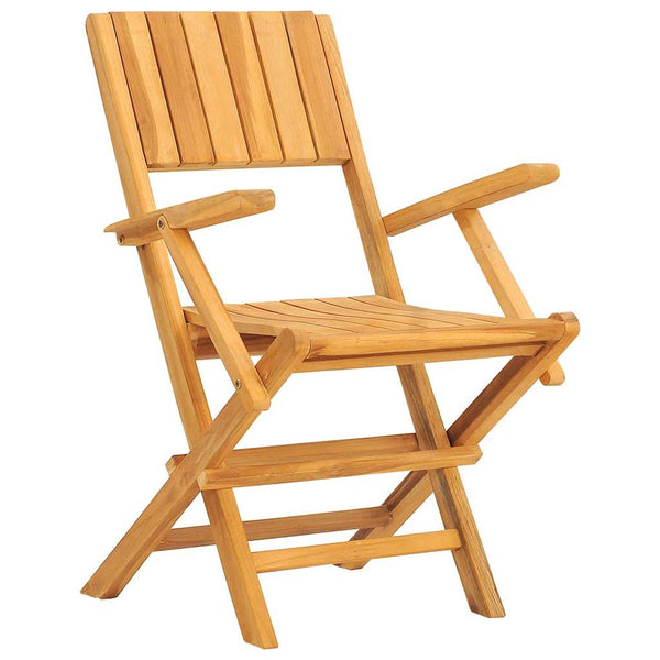 Klappbare Teak Gartenstühle 2er Set