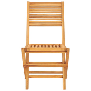 Klappbare Teak Gartenstühle, 2er Set
