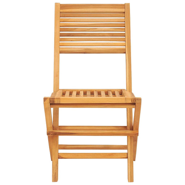 Klappbare Teak Gartenstühle, 2er Set
