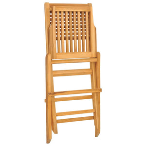Klappbare Teak Gartenstühle, 2er Set