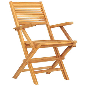 Klappbare Gartenstühle 2er Set Teakholz