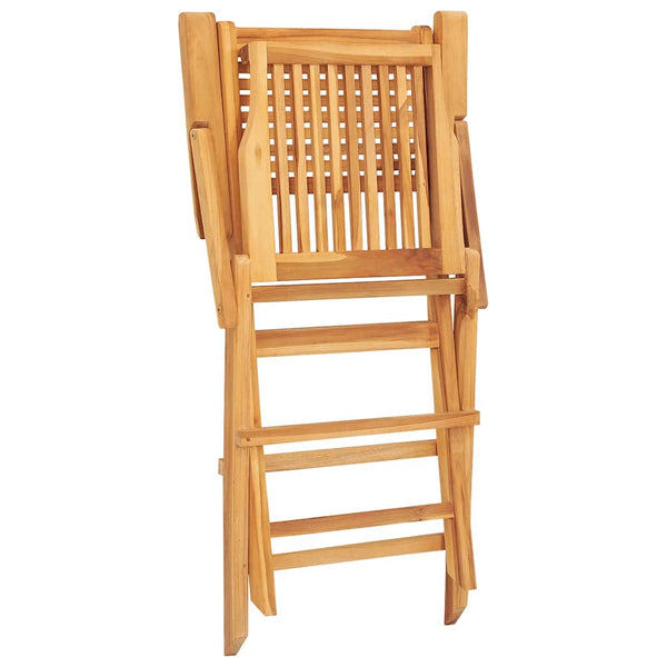 Klappbare Gartenstühle 2er Set Teakholz