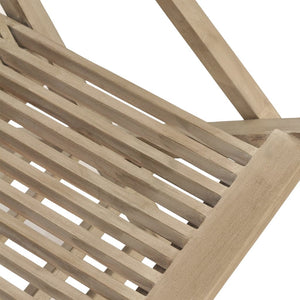 Klappbare Gartenstühle 2er Set Teak Grau