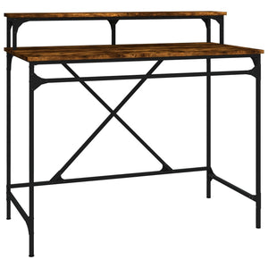 Schreibtisch Räuchereiche 100x50 cm